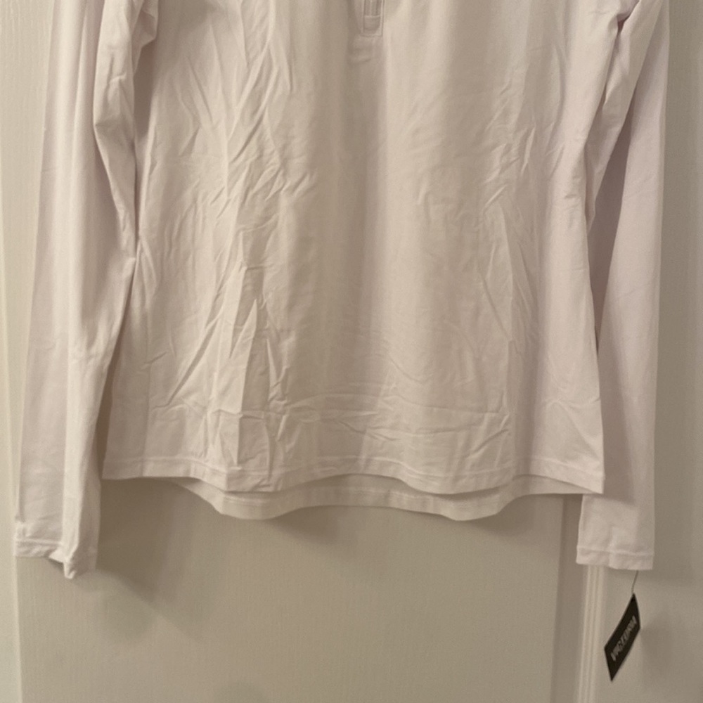 Victoria secret mesh sheer back quarter zip size l - Picture 5 of 14